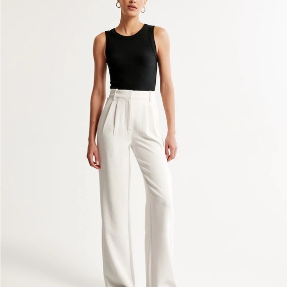 Daisy Grace Wide-Leg Pants - Small - White - Picture 6 of 6